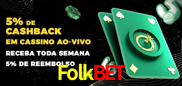 Promoções do cassino ao Vivo Folkbet